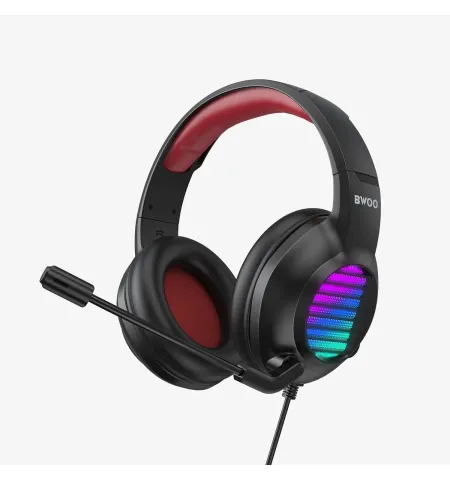 BWOO BO-BX024 Stereo Surround Sound Wired Gaming Headphone With Mic