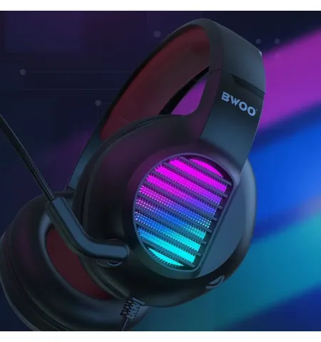 BWOO BO-BX024 Stereo Surround Sound Wired Gaming Headphone With Mic