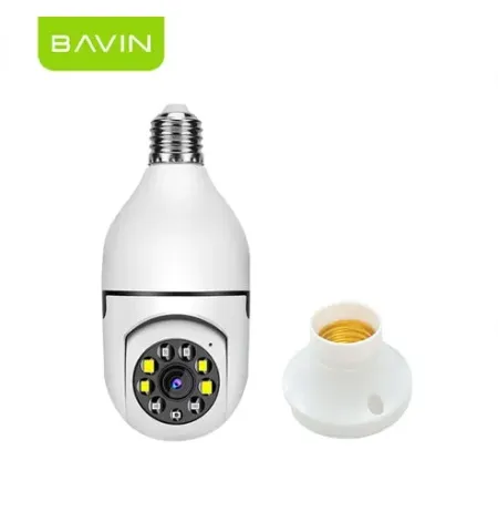 BAVIN SC801 Smart Security Lens Bulb CCTV Camera 3MP WiFi Camera w/Motion Tracking Alarm System