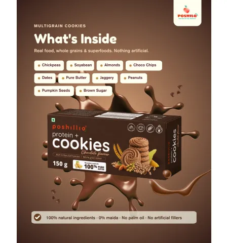 Poshilo Protein+ Chocolate Cookies