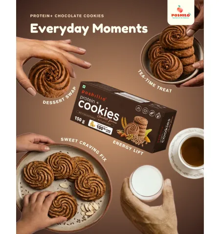 Poshilo Protein+ Chocolate Cookies