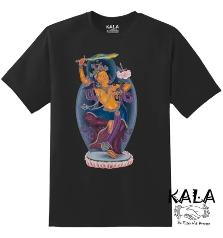 Dancing Deity with Sword Graphic T-Shirt