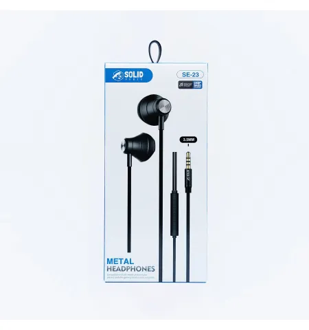 SOLID POWER Magnetic Metal Earphones (SE-23)