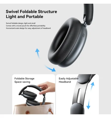 Joyroom JR-JH1 Hybrid ANC Wireless Bluetooth Headphone