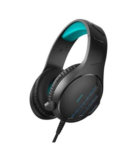 Joyroom JR HG2 Over‑Ear Gaming Headphone with Ice Blue Light