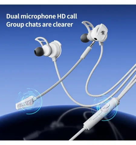 PLEXTONE RX3 Pro In-Ear Wired Gaming Earphones With Removable HD Microphone