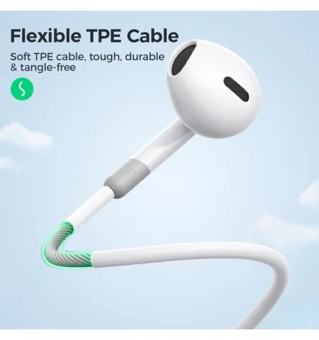 Joyroom JR‑EW01 Wired Series Half In‑Ear Wired Earphone