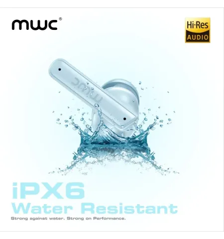 MWC Earpods Pro 2 TWS Earbuds Bluetooth 6.0 Hi-Res Audio Hybrid ANC 6-Mic ENC
