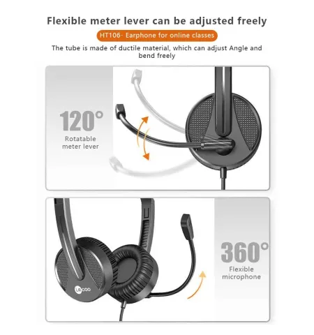 Lenovo HT106 Wired Headphone With Mic