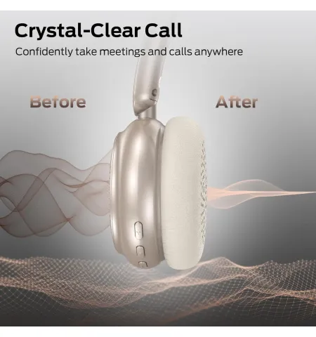 Monster N-Tune MINI Bluetooth Headphones 50H Playtime On-Ear Wireless Headset