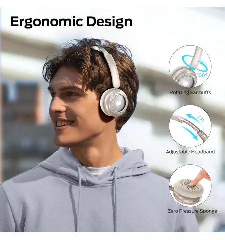 Monster N-Tune MINI Bluetooth Headphones 50H Playtime On-Ear Wireless Headset