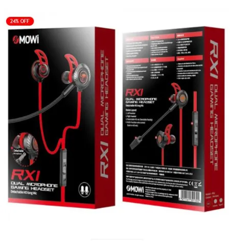 Plextone Mowi RX1 Gaming Headset With Dual Microphone