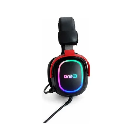 Misde G93 USB Over Ear Gaming Headset With Noise Isolating Microphone And LED Lighting