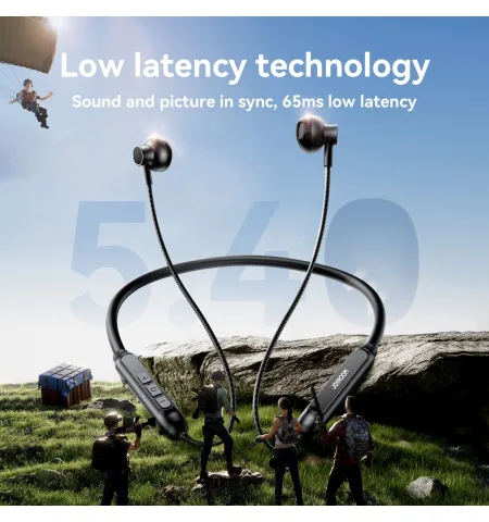 JOYROOM JR D8 Wireless Magnetic Neckband Headphone With 30-Hour Playtime And AI-Enhanced Clear Calls