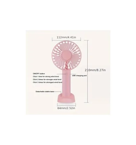 Rechargeable Portable Mini Electric Fan
