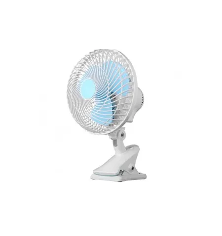 Portable Mini Clip Fan / Table Fan – 3 Blades, 8 Inch