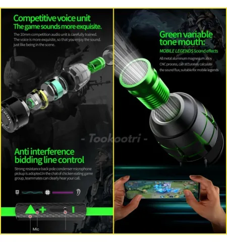 Plextone G25 Mark III Variable Sound Gaming Earphone