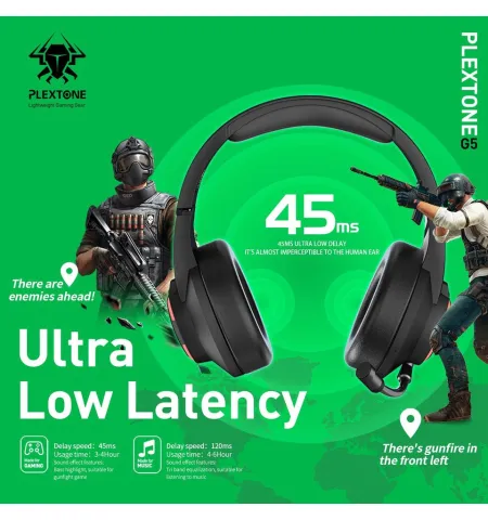 Plextone G5 Bluetooth Foldable Gaming Wireless Headset