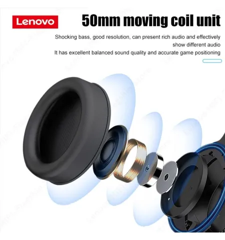 Lenovo ThinkPlus G50 RGB Stereo Gaming Headphone 3.5mm