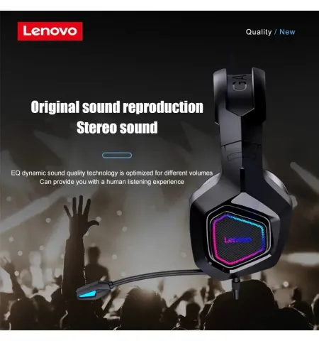 Lenovo ThinkPlus G50 RGB Stereo Gaming Headphone 3.5mm
