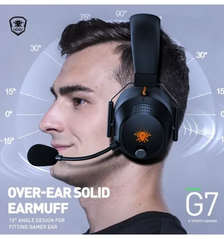 Plextone G7 RGB Chroma Wireless Bluetooth 5.1 Gaming Headset With ENC Detachable Mic