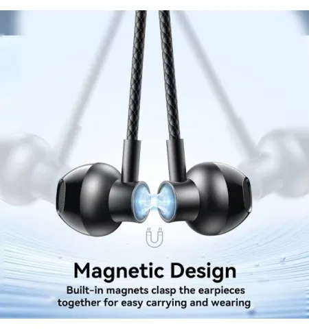 JOYROOM JR D8 Wireless Magnetic Neckband Headphone With 30-Hour Playtime And AI-Enhanced Clear Calls