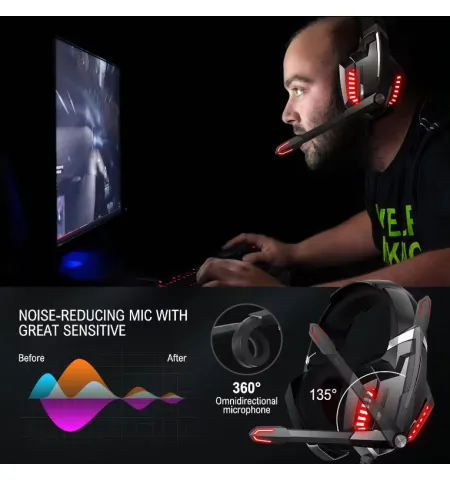 Onikuma K18 Wired Gaming Headphone With Mic