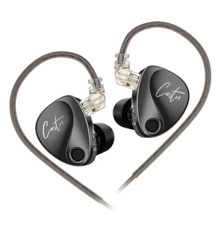 KZ Castor (Bass Edition) Dual Dynamic Driver IEM In Ear Monitors With Microphone