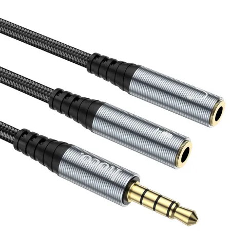 Hoco UPA21 Cable audio adapter 3.5mm Male To 2*3.5mm Female