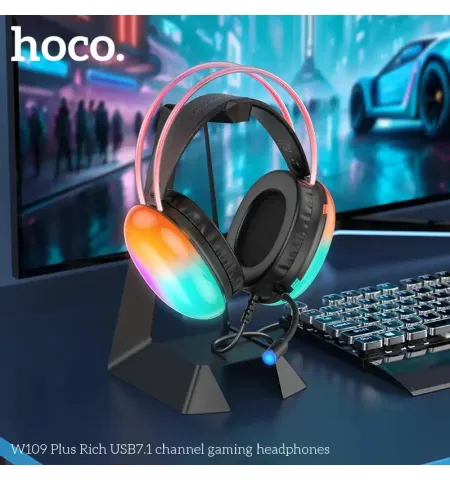 Hoco W109 Plus 7.1 Surround Sound Gamingg Headphone