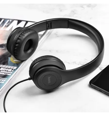 Hoco W21 Headphones Wired Headset With Mic