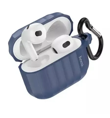 HOCO WB22 Striped Silicone Case For AirPods 3 With Anti-Lost Strap