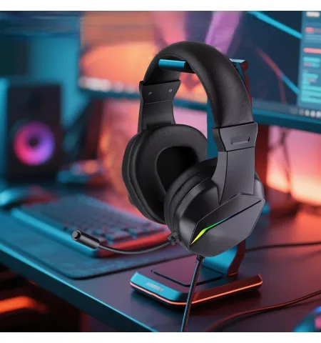 H21 Wired Gaming Headset With RGB Light & Noise Canceling Mic