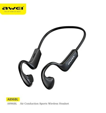 Awei A896BL Air Conduction Sports Wireless Bluetooth Headset  With Mic