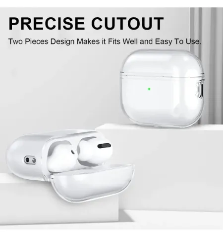 Airpods Pro 2nd Generation Transparent Cover Case With Hand Strap Lanyard