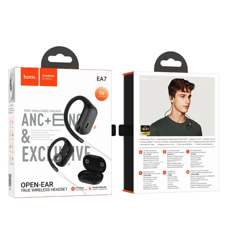 HOCO EA7 Wireless Headphones With Noise Reduction ENC + ANC BT v5.4