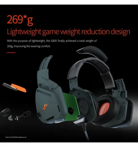 Plextone G800 Extra Bass Gaming Headphone With Mic
