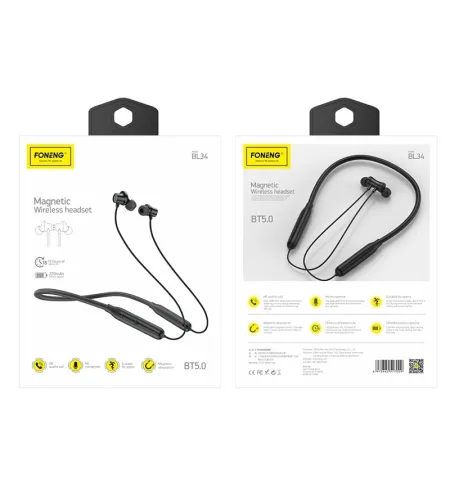 Foneng BL34 Neckband Bluetooth Earphone