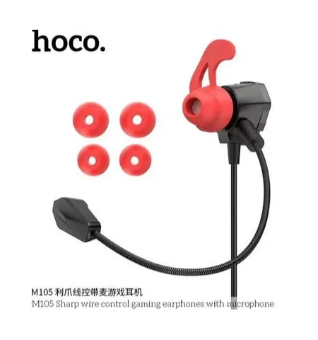 Hoco M105 E-Sport In-Ear Wired Gaming Headphone With Microphone