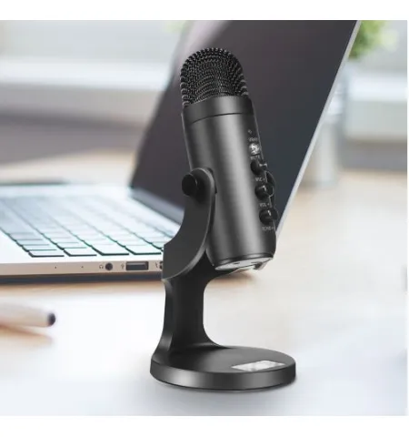 Jmary MC PW8 Professional Condenser Microphone Desktop USB Recording & Live Microphone