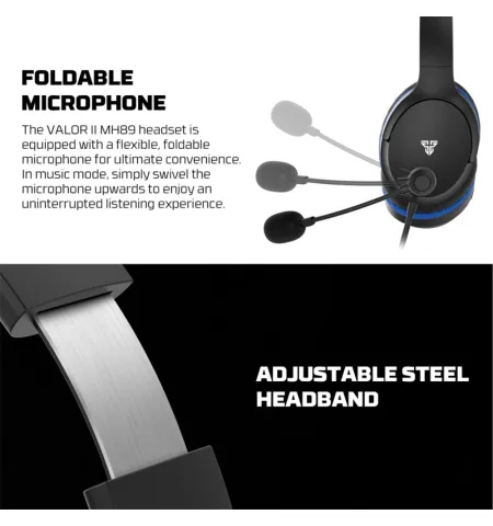 Fantech MH89 VALOR Premium Gaming & Audio Headphone