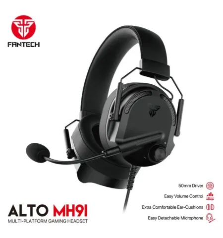 Fantech Alto MH91 Wired On Ear Gaming Headphone With Built In Microphone