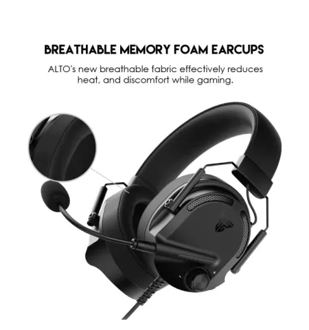 Fantech Alto MH91 Wired On Ear Gaming Headphone With Built In Microphone