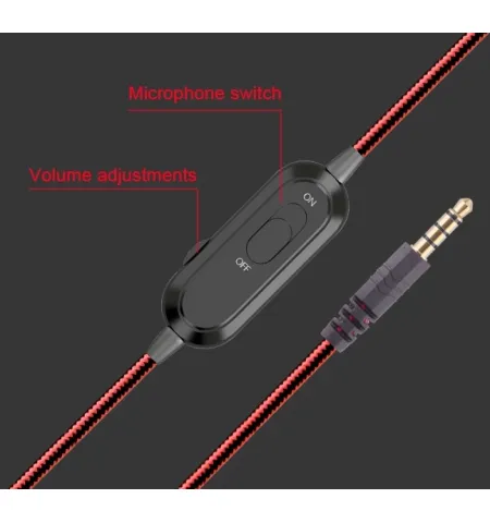 Ovleng OVP2 Wired Headphone With Microphone 3.5mm