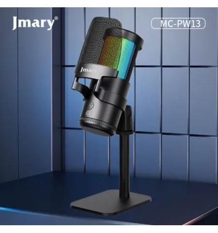 Jmary MC PW13 Wired Podcasting Gaming Streaming Desktop USB Microphone