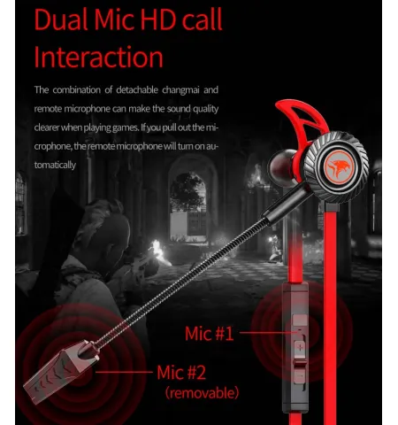 Plextone Mowi RX1 Gaming Headset With Dual Microphone