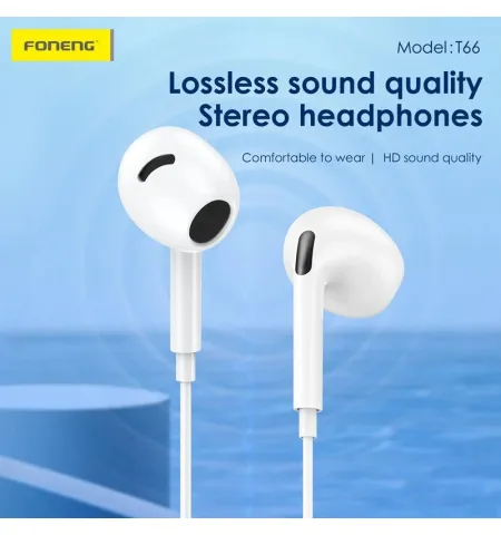 Foneng T66 Semi In 3.5mm Ear Earphone