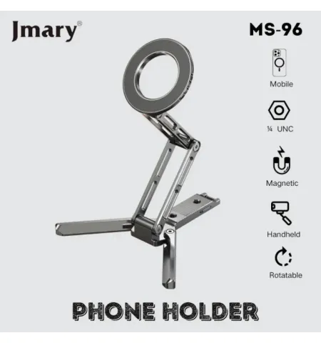 JMARY MS96 Magnetic Mini Tripod & MagSafe Phone Stand