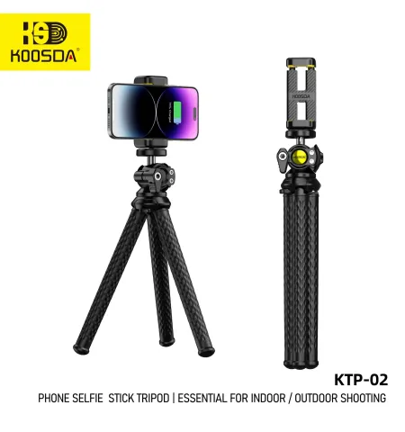 Koosda KTP 02 Deformable Selfie Stick Tripod