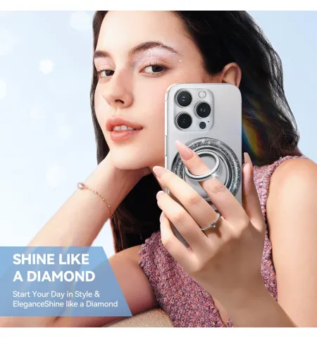 JOYROOM JR ZS425 Glitter Ring Buckle MagSafe Magnetic Phone Holder